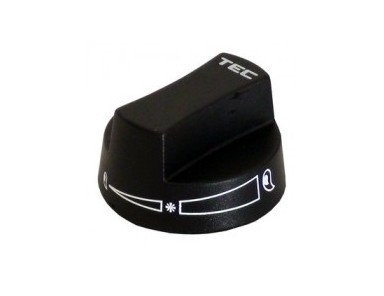 TEC Black Burner Control Knob 